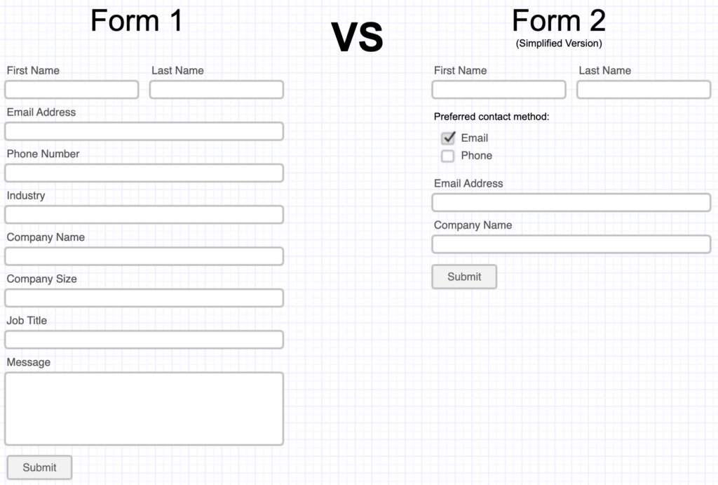 Web Form Design - Form Length