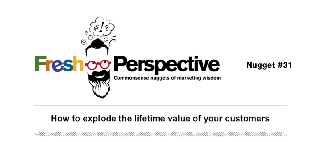 Fresh Perspective Newsletter Nugget #31, How to explode the lifetime value of your customers