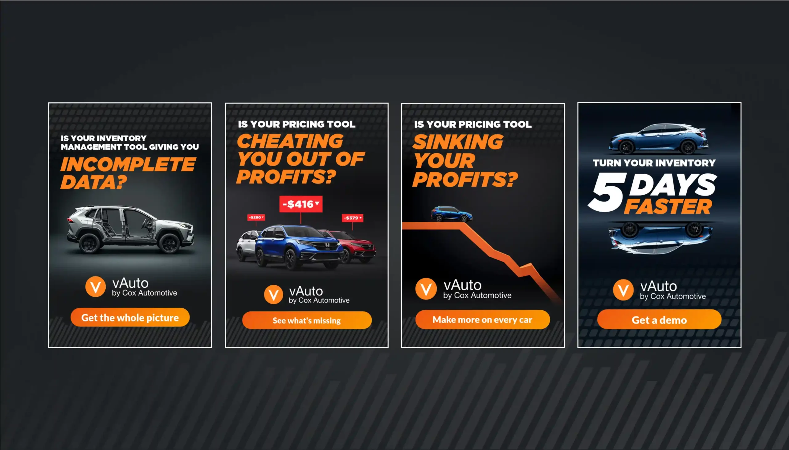 Multiple Provision digital ads.